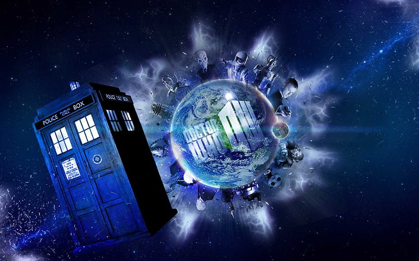 Dr Who Tardis, police box HD wallpaper