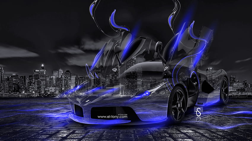 Ferrari Laferrari Fantasy Crystal City Energy Car 2014 [1920x1080] para tu, móvil y tableta, coches de fantasía fondo de pantalla