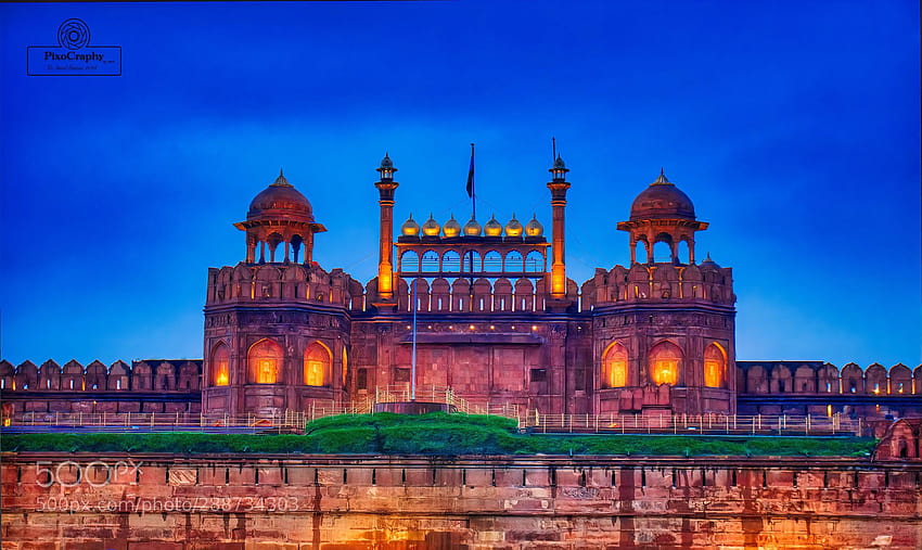 Czerwony fort Delhi autorstwa amolgawai Tapeta HD