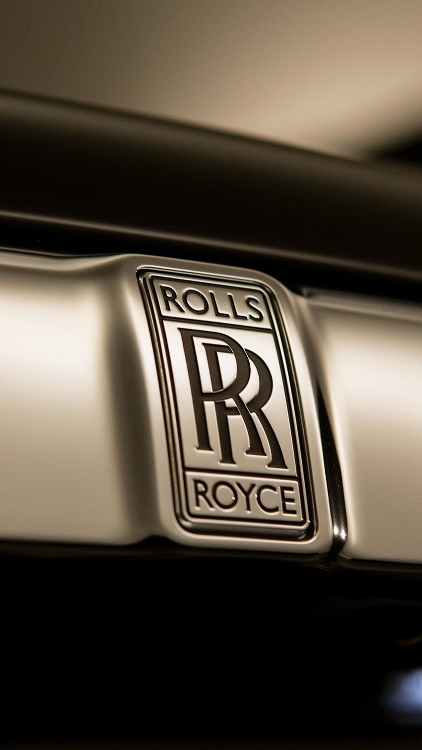 Teléfono con logotipo de Rolls Royce, logotipo de fondo de pantalla del teléfono