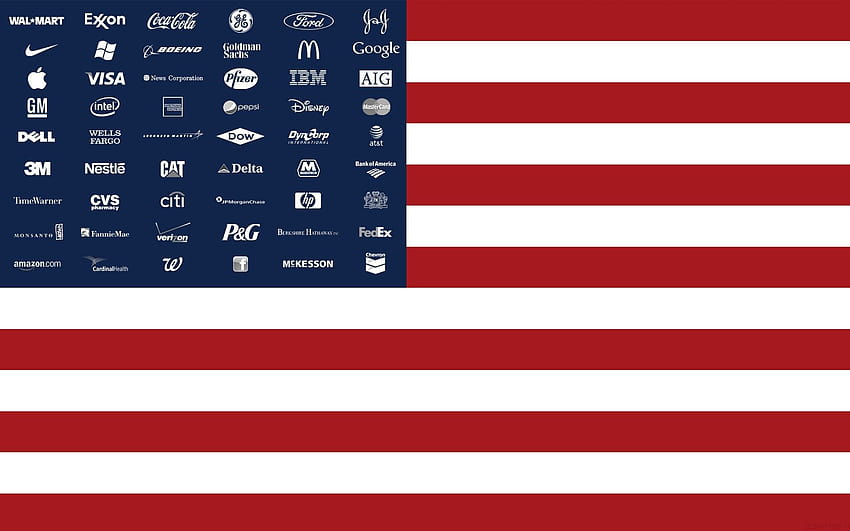 Bandeira do capitalismo papel de parede HD