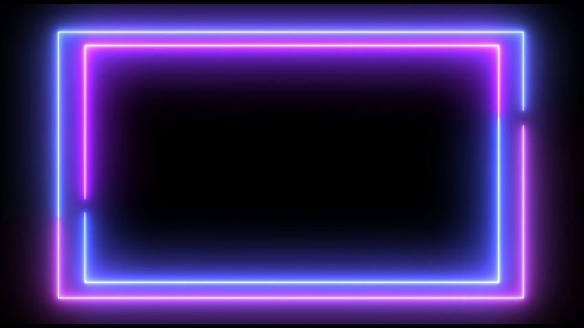 Neon Blue Purple, синя лилава неонова светлина HD тапет