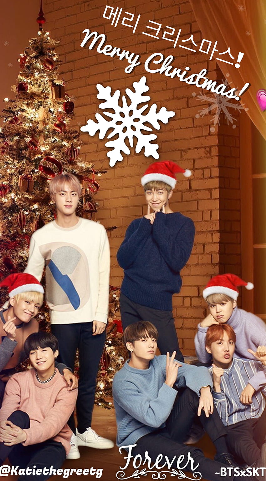 KPop Wallpapers Complete  BTS Merry Christmas Wallpapers  Wattpad