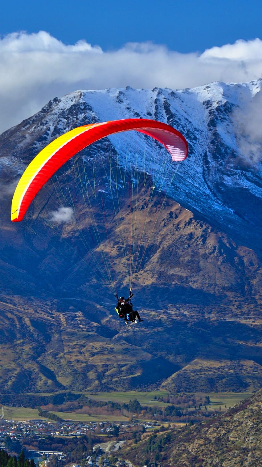 Best 3 Paragliding on Hip, телефон за парапланеризъм HD тапет за телефон