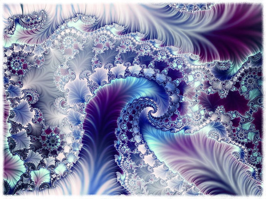 Winter Dreams by Annissina on deviantART, fractals winter HD wallpaper