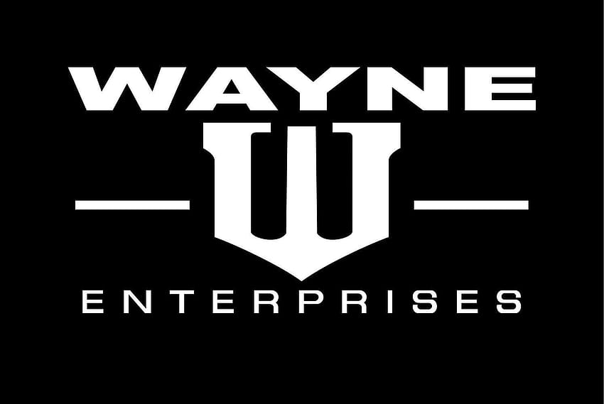 Calcomanía con el logotipo corporativo de Wayne Enterprises de AdMundusImperet en fondo de pantalla