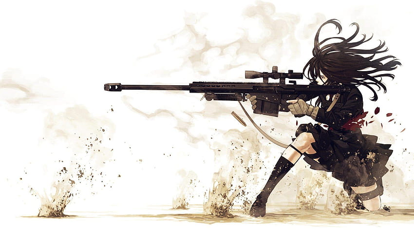Anime Original Sniper Girl Radioactive Anime, sniper anime HD wallpaper ...