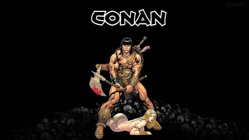 Conan The Barbarian Frank Cho by Vampirewiccan, conan barbarian HD wallpaper