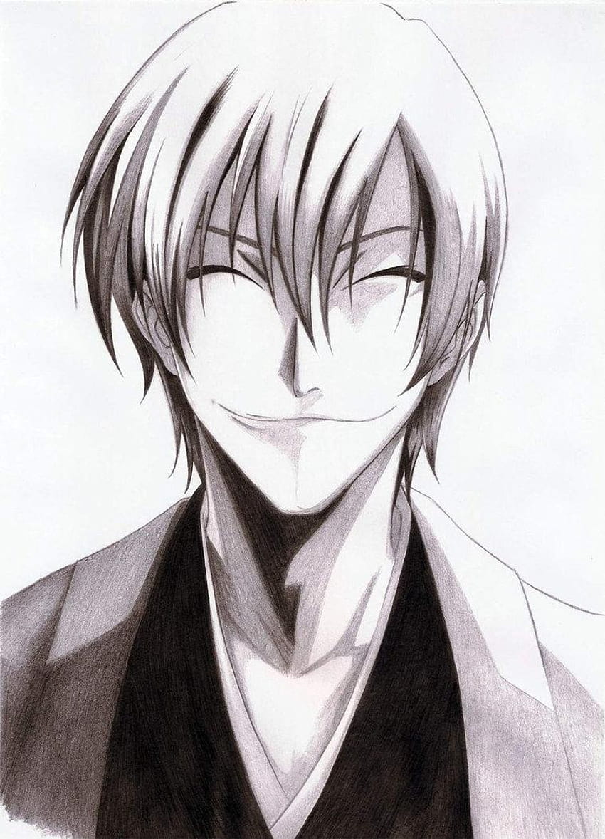 Ichimaru Gin, Anime-Fake-Lächeln HD-Handy-Hintergrundbild