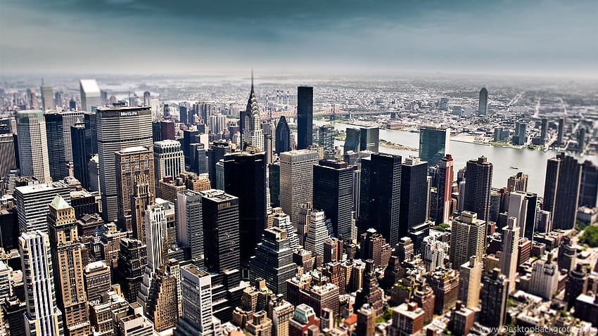 Gráfica Tilt Shift da cidade de Nova York, Planos de fundo, grafia tiltshift papel de parede HD