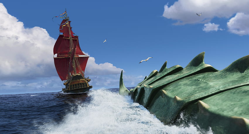 İnceleme: 'Deniz Canavarı' büyüleyici, animasyonlu bir macera, deniz canavarı 2022 HD duvar kağıdı