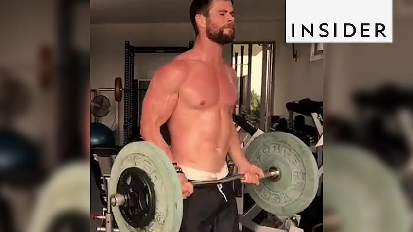 La routine d'entraînement de Chris Hemsworth pour se mettre en forme pour jouer à Thor Fond d'écran HD