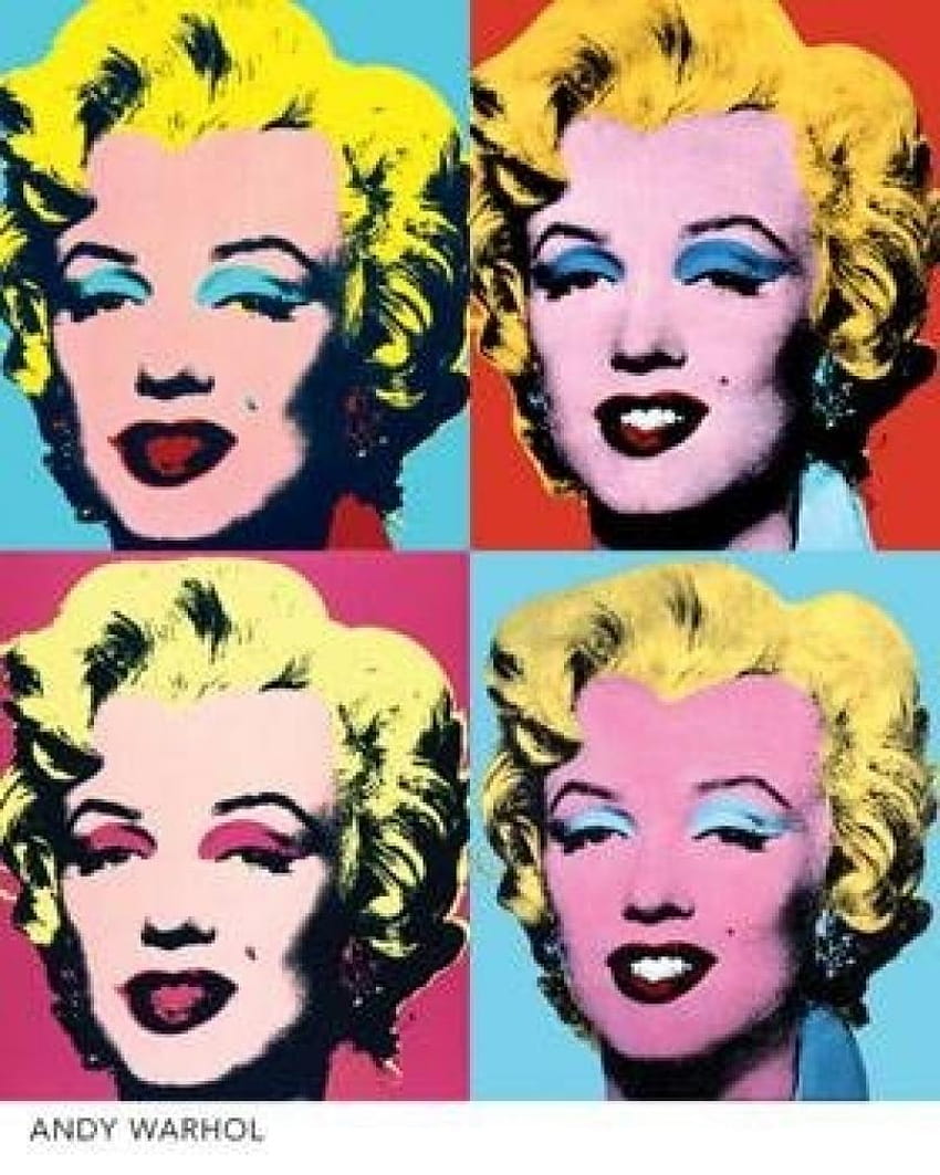 High Quality Andy Warhol Marilyn Monroe, marilyn monroe artistic HD phone wallpaper