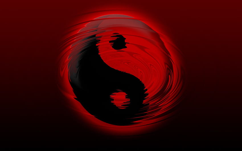 Cooles Profil in Weiß und Rot, Profil in Schwarz und Rot HD-Hintergrundbild