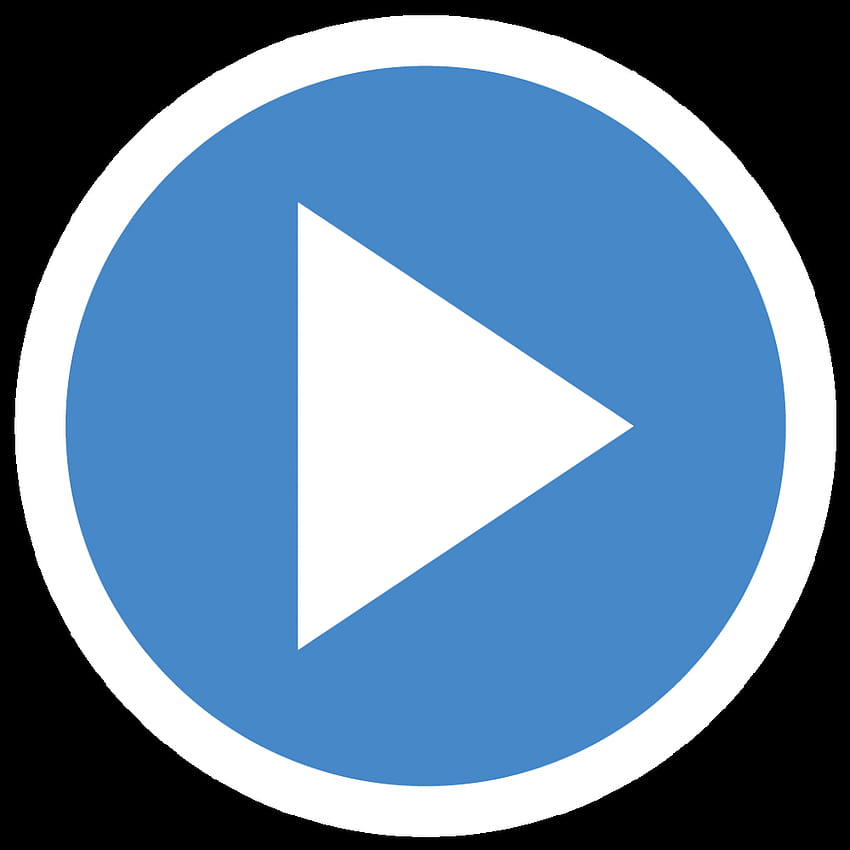 Bouton de lecture PNG, icône du bouton de lecture Youtube et vidéo Fond d'écran de téléphone HD