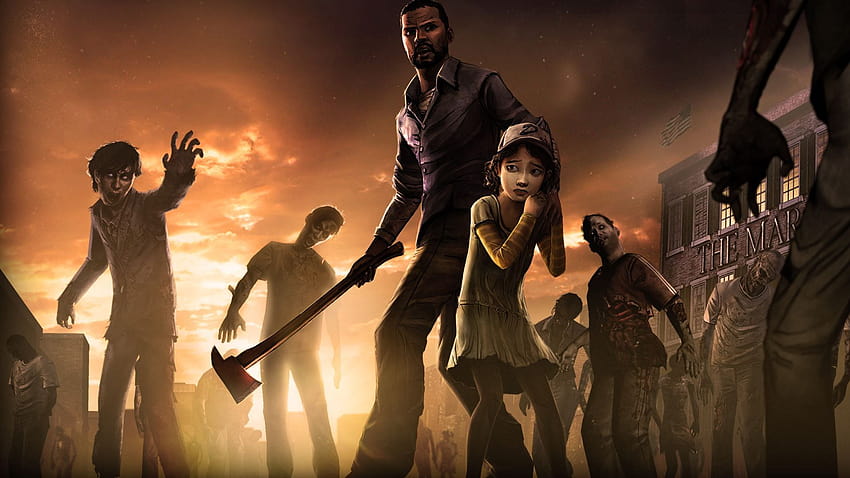 Gra The Walking Dead Sezon 1 – PS4, The Walking Dead sezon 1 Tapeta HD