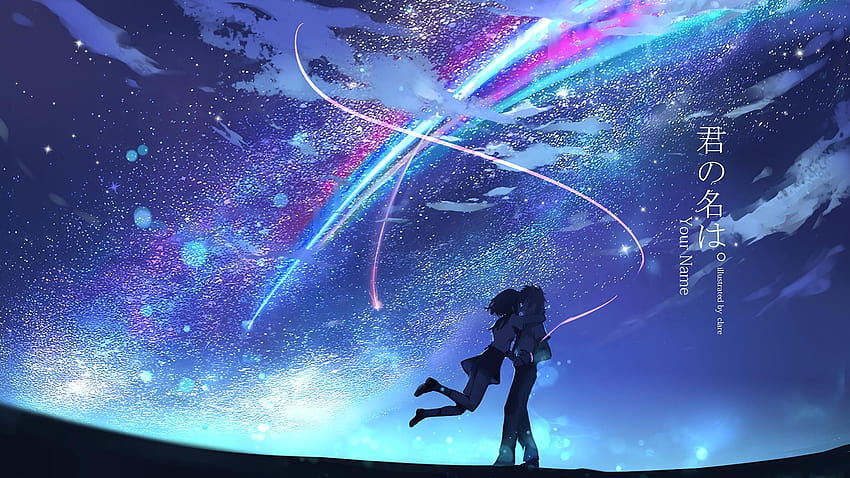 Kimi no na wa, Anime-Landschaft ... Pinterest, Anime-Laptop-Ästhetik HD-Hintergrundbild
