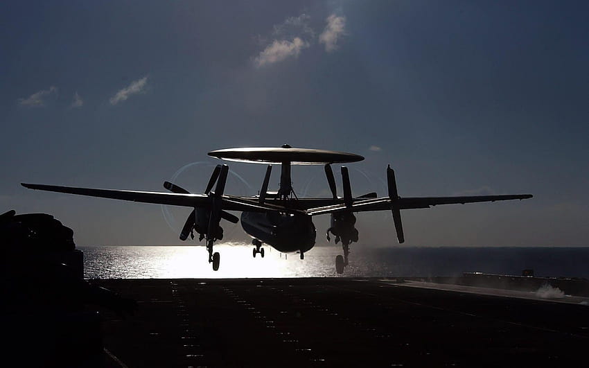 An E 2C Hawkeye from Carrier Airborne in jpg format for HD wallpaper