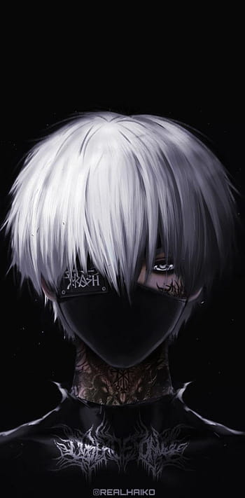 Wallpaper ken kaneki, tokyo ghoul, anime, dark desktop wallpaper, hd image,  picture, background, fed51a