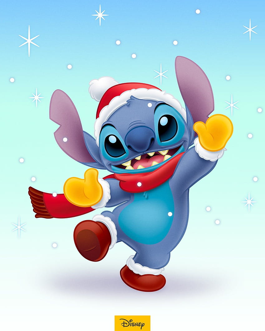 Margueritte Lopes on disney christmas, stitch christmas HD phone wallpaper