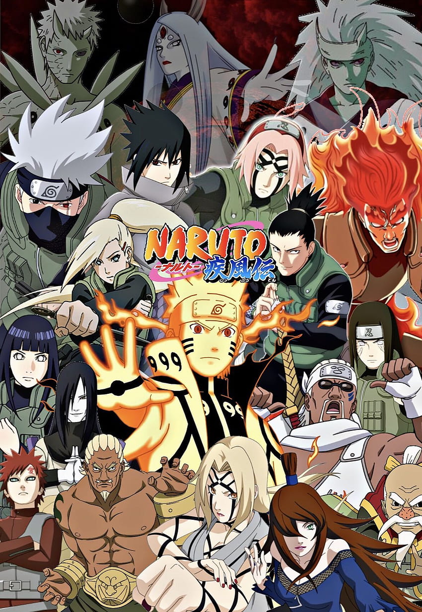 Poster Perang Dunia Shinobi Keempat Naruto ...pinterest.co.uk, perang ninja besar ke-4 wallpaper ponsel HD