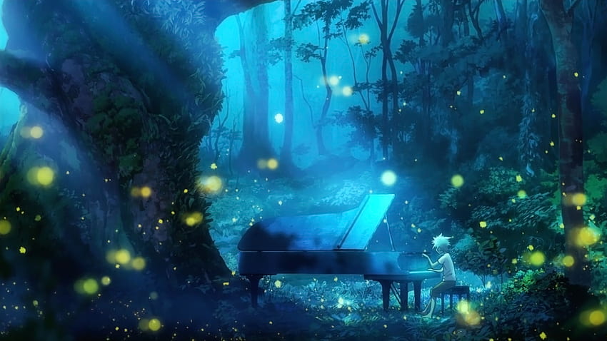 Piyano Ormanı, piano no mori HD duvar kağıdı