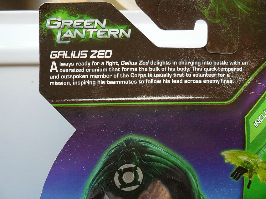 THE GREEN LANTERN GALIUS ZED FIGURE GL 16 + DUAL BLADE CONSTRUCT AND POWER RING for sale HD wallpaper