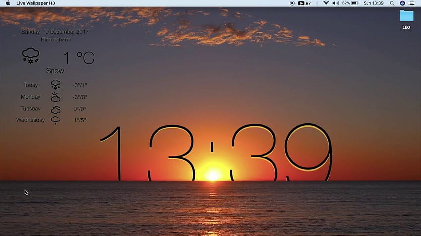 HOW TO GET LIVE & WEATHER WITH CLOCK FOR MAC, weather with you HD wallpaper