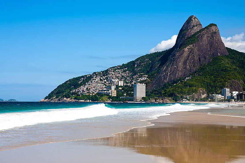 Brazil Rio de Janeiro Nature Mountains Coast, ipanema HD wallpaper