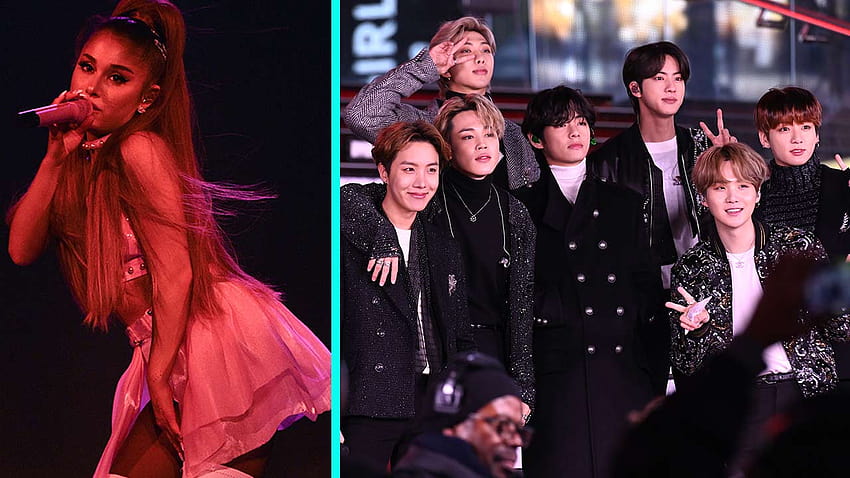 Ariana Grande Shares GRAMMY Rehearsal Pic With BTS and Fans Can't, bts grammy HD wallpaper