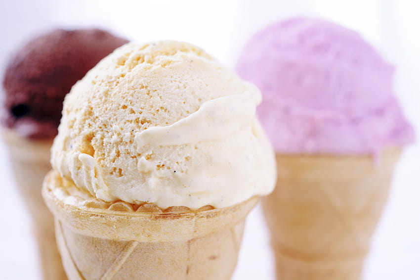 5 Ice Cream Cone, scoop HD wallpaper