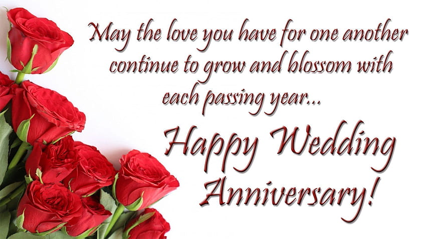 Wishes Happy Wedding Anniversary Best Wishes Saying HD wallpaper | Pxfuel