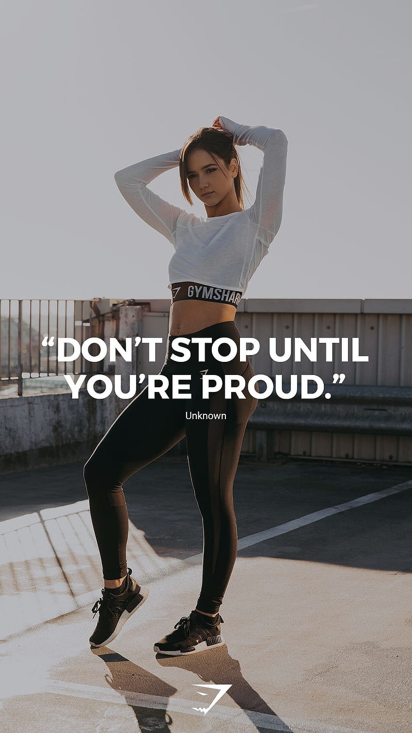 Jangan berhenti sampai kamu bangga., motivasi gym wanita wallpaper ponsel HD