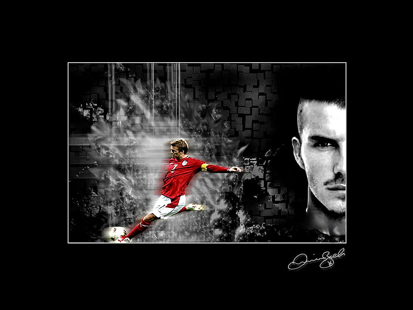David Beckham Football HD wallpaper