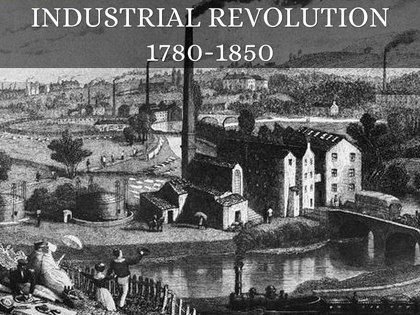 Präsentationen und Vorlagen von David Tucker, industrielle Evolution HD-Hintergrundbild