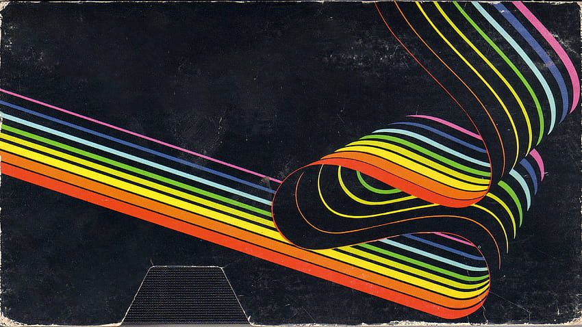 Sampul VHS Rainbow Magnetics seperti yang terlihat dari 'Orphans' berubah menjadi, aphex twin Wallpaper HD