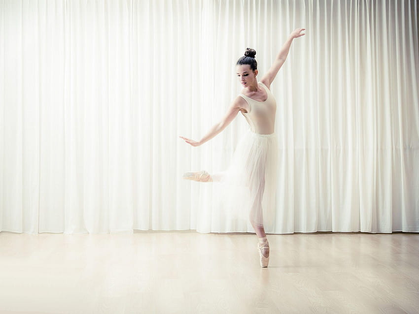Ballerina Shoes Ballet Brunettes Dance Dancer Dancing Dress Flexible, dance ballet HD wallpaper