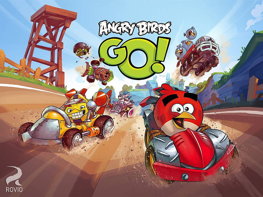 Angry Birds Go เกม Angry Birds วอลล์เปเปอร์ HD