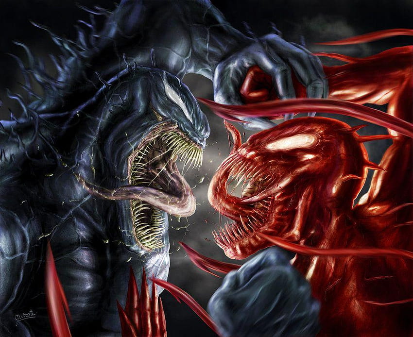 Venom Vs Carnage od DISENT, Venom vs Spiderman Tapeta HD