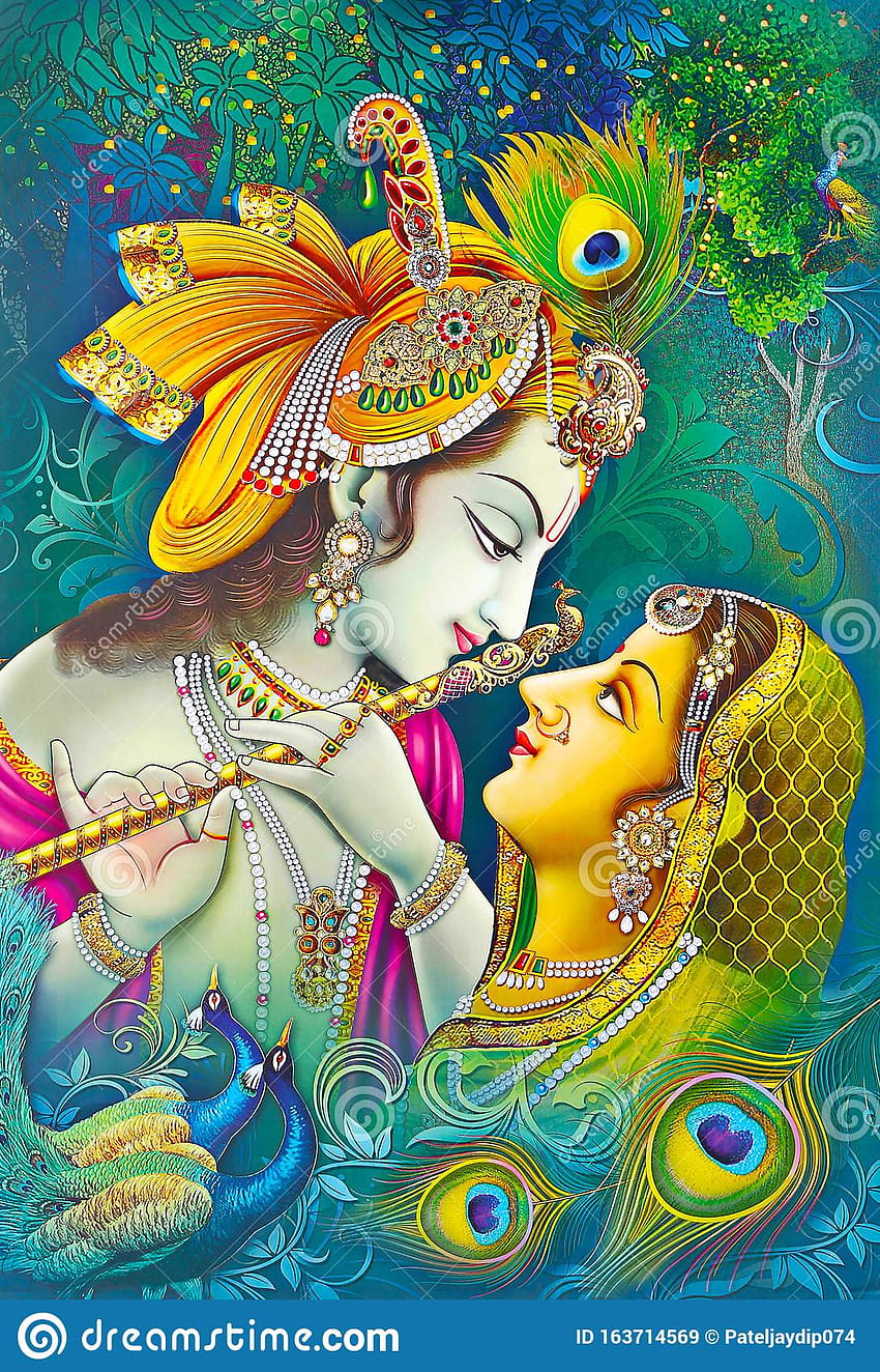 Lord Radha Krishna Beautiful HD phone wallpaper