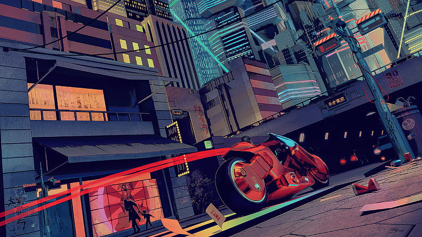 Akira In City , Anime, Hintergründe und Akira Anime HD-Hintergrundbild