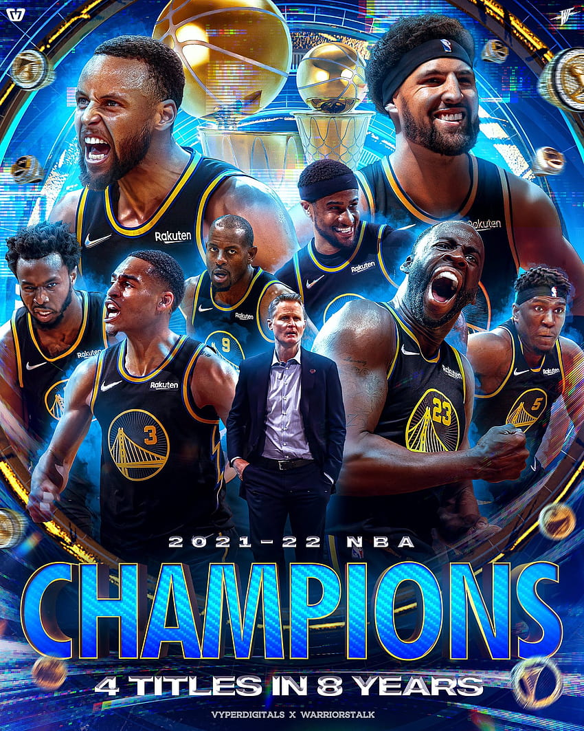 TheWarriorsTalk в Twitter:, Golden State Warriors 2022 NBA шампиони HD тапет за телефон