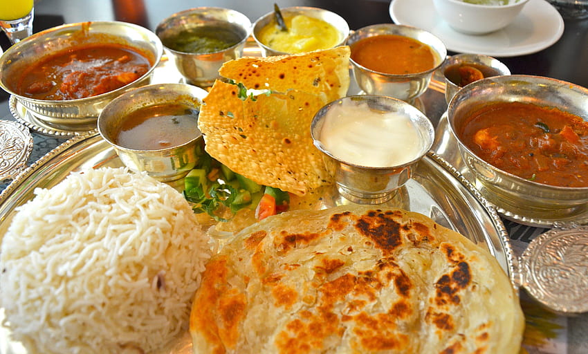 Indian Food, thali HD wallpaper