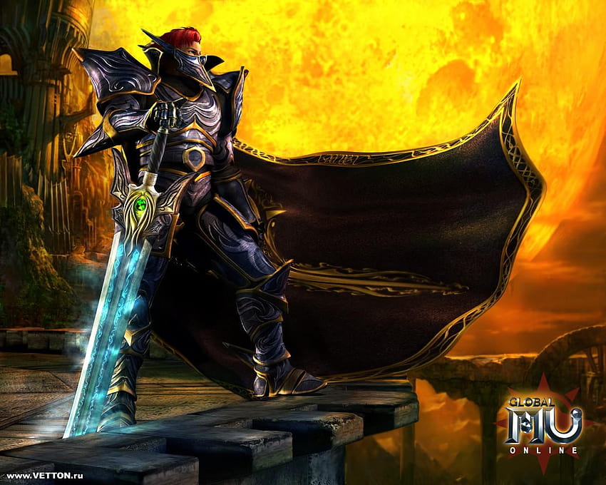 MU Online Armor Swords Warriors Fantasy Games Cloak HD wallpaper