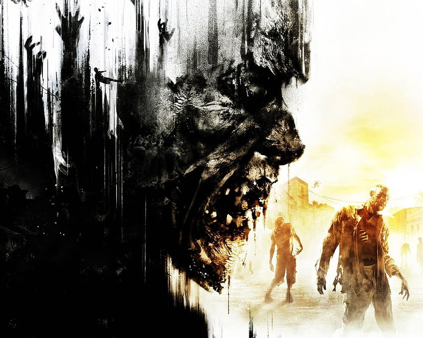 Dying Light Scary Zombie Face Official Artwork 1920x1200 ... Backgrounds HD wallpaper