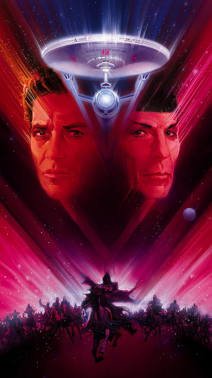 Star Trek V: The Final Frontier ตัวละครในยนตร์สตาร์เทรค วอลล์เปเปอร์โทรศัพท์ HD