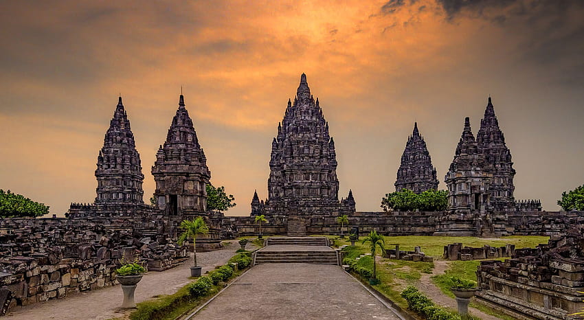 Indonesien Prambanan Tempel Jogjakarta Tempel Städte 2735x1500 HD-Hintergrundbild