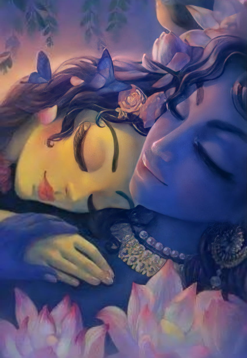 Radha Krishna ที่สวยงามมีอะไรบ้าง Radha Krishna ที่น่ารัก วอลล์เปเปอร์โทรศัพท์ HD