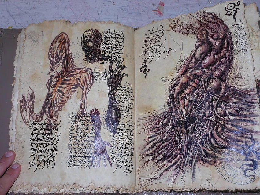 Necronomicon Ex Mortis: the Book of the Dead!, 네크로노미콘 페이지 HD 월페이퍼