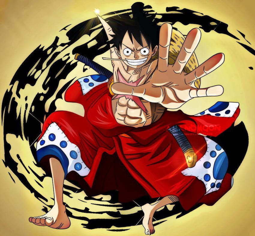 One Piece 916 Luffy Tarou Wano Kuni Anime Manga โดย Amanomoon อะนิเมะ ps4 ลูฟี่ วอลล์เปเปอร์ HD